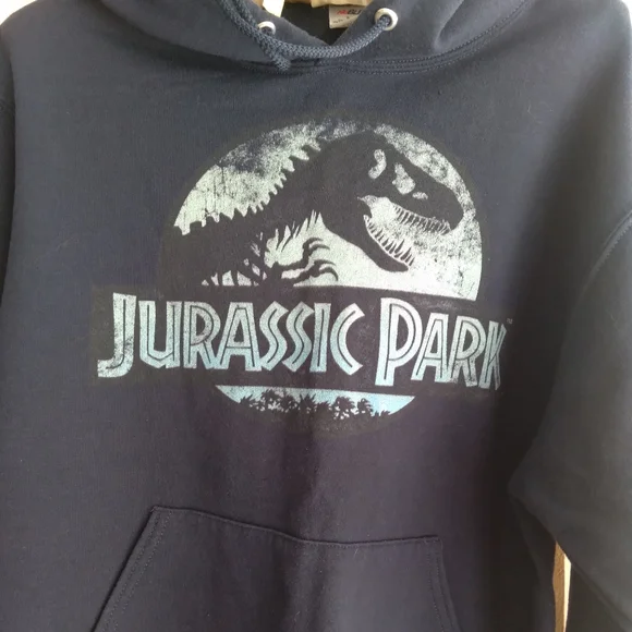 Jurassic Park Navy Hoodie - Picture 2 of 5